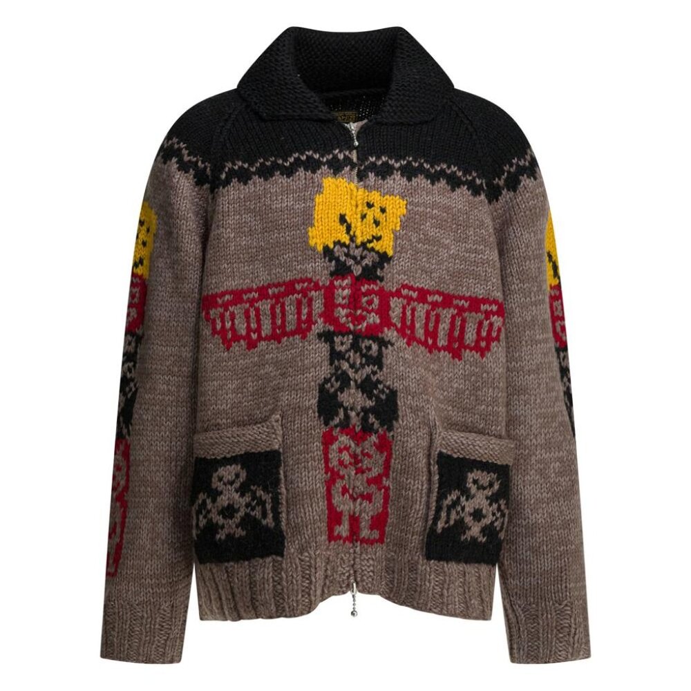 Kapital Peckish Totem Pole Zippered Sweater. Tag Size 1 Men